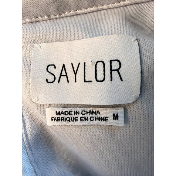 SAYLOR  Party Mini Dress In Platinum Sequin Size Medium - Picture 5 of 7